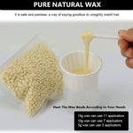 MAYCREATE Nose Wax Kit for Men and Women with 50g Wax 10 Applicators and Cups | Facial Hair Removal