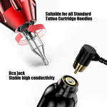 MAYCREATE Tattoo Machine Kit for Beginners with 6‑11V Rotary Pen and 20 Sterilized Cartridges | Wireless Complete Tattoo Set