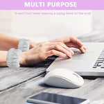 MAYCREATE Spa Wrist Band Set for Face Wash and Fitness with 2 Pairs in Purple and Gray | Super Absorbent for Women and Girls