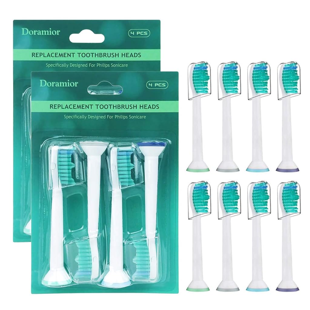 HANNEA 8 Pack Electric Toothbrush Head Standard Replacement Toothbrush Heads for Philips Compatible with ProResults DiamondClean FlexCare Healthy White