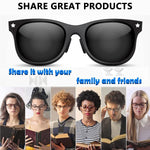 MAYCREATE 12 Pairs Eyeglass Nose Pads, Anti-Slip Silicone Glasses Nose Support Pads Replacement, Anti-Slip Air Chamber Nose Pads for Full Plastic Frames, White