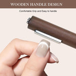 MAYCREATE Magnetic Nail Polish Pen for Cat Eye Gel featuring Dual-End 3-in-1 Magnet | Ergonomic Wooden Handle