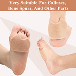 MAYCREATE 3 Pairs Wool Felt Ball of Foot Cushion Shoe Insoles, Foot Pads for Dancer Sesamoiditis Pads, Self-Adhesive Foot Cushion Pads for Men Women Dancing Pain Relief