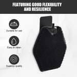 MAYCREATE Silicone Body Scrubber, Body Buffer Exfoliating Brush with Silicone Loofah, Bath & Body Brushes for Men Women Kids use in Shower, Scalp Exfoliator Hair Shampoo Skin Cleaning Brush