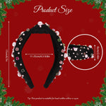 MAYCREATE Women's Headband for Casual and Formal Wear featuring Pink Beads and Rhinestones