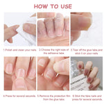 MAYCREATE French Fake Nails for DIY Nail Art with 24 pcs Full Cover ABS Design | Plum Pink Style