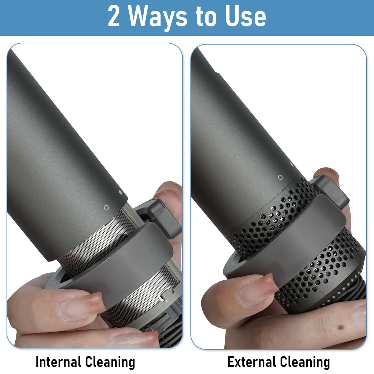 MAYCREATE Filter Cleaning Brush for Dyson Supersonic Dryers HD01–HD08 with Firm Bristles | Easy Filter Maintenance Tool
