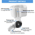 MAYCREATE Bunion Thumb Corrector for Left and Right Foot with Adjustable Rotating Knob | Toe Separator for Men and Women