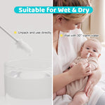 MAYCREATE 30 Count Disposable Oral Cleaning Sponge Swab Stick for Kids Adult Wet Dry Use Medical Sponge Individual Packing Cleaning Sponge Swab for Tooth Cleaning Oral Care