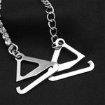 MAYCREATE Rhinestone Bra Straps for Festival and Bridal Wear featuring Adjustable 42–45 cm Chain