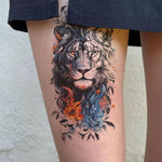 MAYCREATE Temporary Tattoo Stickers for Men with 34 Waterproof Sheets | Beast Arm Designs