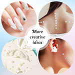 MAYCREATE Face Gems Stickers for Festivals with Self Adhesive Design | 5 Sheets for Kids and Women