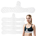 MAYCREATE® 5Pcs Nursing Pads for Breastfeeding Mothers,18 Inch Cotton Bra Liner Strips Reusable Under Breast Pads Bra Sweat Liners for Sweat Absorption Comfort
