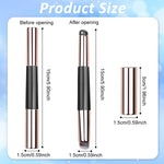 MAYCREATE Silicone Lip Applicator, 2 In 1 Lipstick Brush Lip Balm Applicator & Concealer Brush, Double-Ended Travel Silicone Lip Brush for Lipstick, Lip Gloss, Foundation