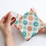 MAYCREATE Cosmetic Bag for Travel featuring Self Closing Design and 3 Pack 4.7x4.3in PU Leather