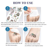 MAYCREATE Tattoo Sticker for Kids with 10 Sheets Waterproof Unicorn Designs | Fun DIY Body Art