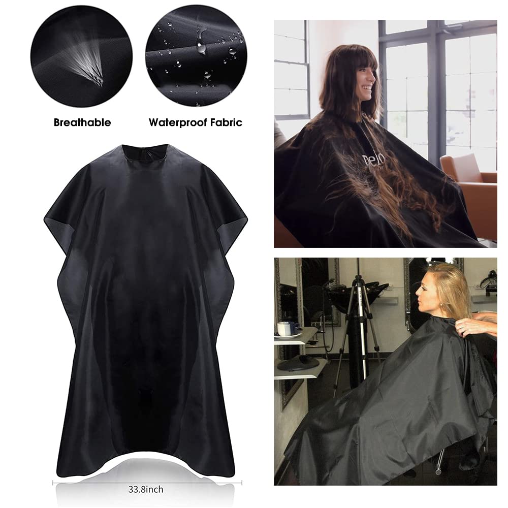 MAYCREATE 10 Pcs Professional Hair Cutting Scissors For Men Hair Dressing Scissors Barber Kit with Hairdressing Scissor for Men Women Adult Kids Home Hair Cut Kit at Home