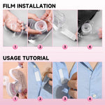 MAYCREATE Anti-Exposure Tape for Clothes featuring Double-Sided Adhesive 5.47 Yard Roll | Invisible and Skin-Friendly Modesty Fix