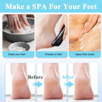MAYCREATE Electric Callus Remover for Feet with 3 Speeds and 3 Grinding Heads | USB Rechargeable