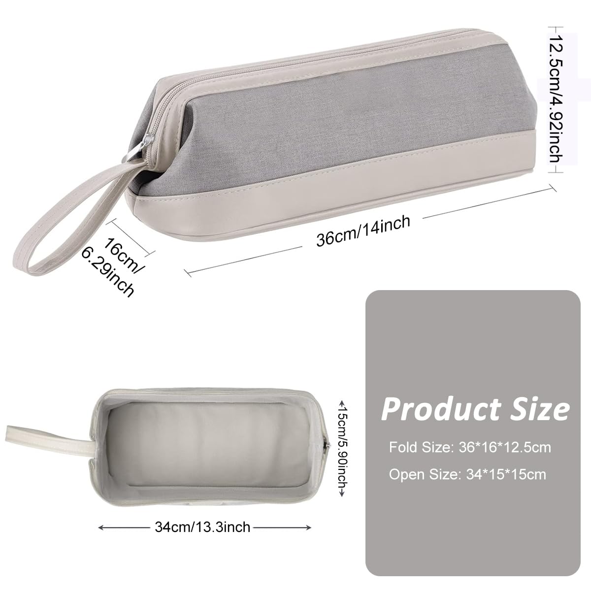 MAYCREATE Airwrap Travel Case for Dyson/Shark Flexstyle, Travel Pouch Compatible with Dyson Airwrap/Shark Flexstyle Complete Styler and Attachments, Travel Bag for Shark Hair Dryer Curling Iron