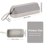 MAYCREATE Airwrap Nylon Travel Case for Dyson and Shark Flexstyle featuring 38x17x14cm storage | compact pouch with handstrap for organized travel