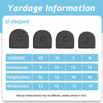 MAYCREATE High Heel Protectors for Walking on Grass with Antislip Base 8 Pairs 4 Sizes | PVC Heel Caps