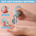 MAYCREATE 11pcs Travel Bottles for Toiletries, Refillable Travel Containers for Toiletries Cream Jars Spray Bottle Kit for Lotion, Shower Gel, Shampoo, Hand Sanitizer