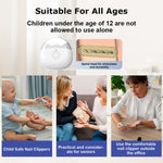 Maycreate Electric Nail Clipper with LED Light featuring 2 Speed Modes and 6.5x6.8cm Size | USB Rechargeable for Safe Trimming