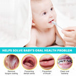 MAYCREATE 30 Count Disposable Oral Cleaning Sponge Swab Stick for Kids Adult Wet Dry Use Medical Sponge Individual Packing Cleaning Sponge Swab for Tooth Cleaning Oral Care