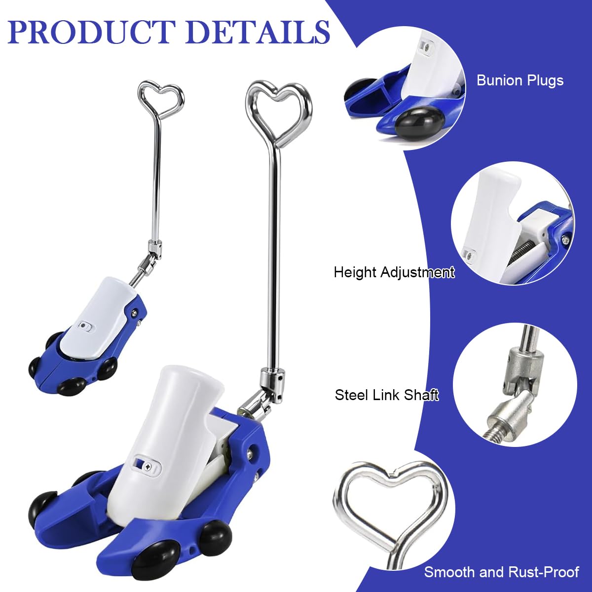 MAYCREATE Shoe Stretcher for Boots and Shoes featuring Adjustable Mechanism for Sizes 6.5–12 | Relieves Pressure and Expands Fit