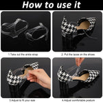 MAYCREATE 2Pcs Transparent Shoe Straps Anti-slip Shoe Straps for HighHeels Women Walking Shoe Straps Adjustable and Removable Shoe Straps for HighHeels