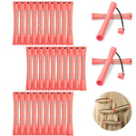 MAYCREATE 30Pcs Hair Perm Rods Hair Rolls for Cold Wave Perm Curls 3.26 inches Hair Perm Rods Cold Perm Spiral Waves Perm Rods for Creating Wavy Layered Hair Style, 0.51 inches Diameter