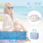 MAYCREATE Seashell Shoe Charm Set for Clogs with 17 Pieces featuring Glossing Resin Design