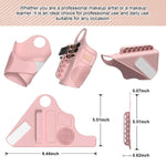 MAYCREATE Multi Makeup Tool Organizer Wristband Professional Makeup Artists Supplies Foundation Palette Wearable Silicone Makeup Assistance Makeup Tool Organizer for Makeup Brushes, Clips