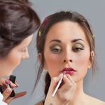 MAYCREATE Lip Brush for Lipstick Application with Cover featuring 9PCS Reusable Silicone Tips