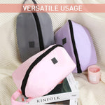 MAYCREATE Underwear Travel Bag for Luggage with Zippered Privacy Design and Handle | 21x13x24 cm Waterproof PU Organizer