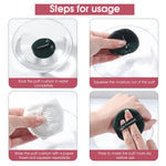 MAYCREATE Makeup Sponge Set for Foundation and Concealer 21 pcs with Dual Shape | Pink Latex Free Puffs