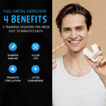 MAYCREATE 40lbs Jawline Exerciser Tool for Men Women Foodgrade Silicone Jaw Line Shaper Jaw Exerciser for Intermediate & Advance Users