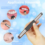 MAYCREATE Silicone Lip Applicator, 2 In 1 Lipstick Brush Lip Balm Applicator & Concealer Brush, Double-Ended Travel Silicone Lip Brush for Lipstick, Lip Gloss, Foundation