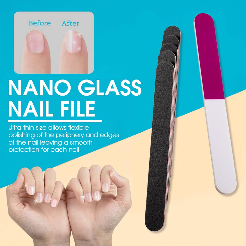 MAYCREATE Gel Nail Polish Remover Kit with Nail Clips, Cuticle Pusher and Cutter, Nail Files and Nail Buffer Tools Set for Home/Salon Nail Art Remover Supplies Nail Care Kit