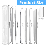 MAYCREATE Nail Clipper Pedicure Kit for Thick Nails with Spring Loaded Clipper and 10pcs Stainless Steel Tools | Travel Storage Case