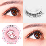 MAYCREATE False Eyelashes for Daily and Party Wear featuring 11mm Self Adhesive Design | Reusable Waterproof Faux Lashes