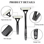 MAYCREATE Lotion Applicator for Back featuring Adjustable Folding Handle up to 17.3 in | Even Sponge Roller for Creams and Oils