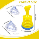 MAYCREATE Anti Choking Device for Home and Travel with Ergonomic Plunger | 2 Set Airway Suction Kit for Kids and Adults