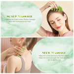 MAYCREATE Massage Combs for Scalp Care and Relaxation featuring Multi Nubs Resin Design | 2pcs