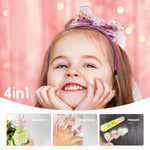 MAYCREATE Resin Art DIY Jewelry Making Kit Resin ArtSilicone Mold Craft Kit DIY Beading Necklace Bracelet Making Art Kit for Kids & Adults DIY Resin Art Necklace Bracelets Bag Charms Art Kit