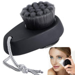 MAYCREATE Facial Cleansing Brush for Deep Skin Care with Dual Sided Silicone and Microfiber Bristles