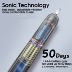 MAYCREATE Pack of 4 Replacement Toothbrush Heads Compatible Generic Electric Toothbrush Heads, For Oralb Electric Toothbrush Head Braun Bases (Black Electric Toothbrush)