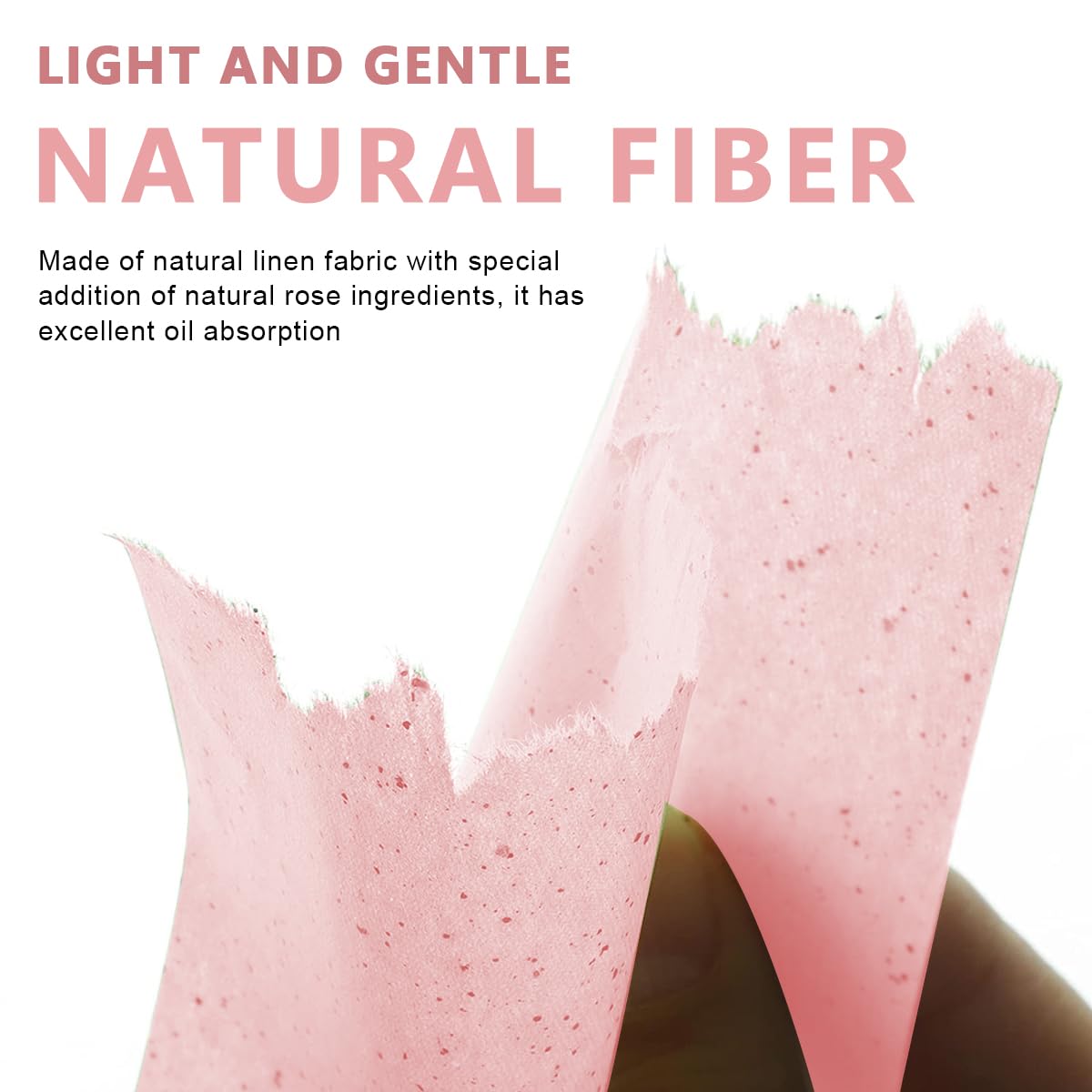 MAYCREATE Oil Absorbing Sheets for Face with Natural Flax Paper 200 Counts 9x6cm | Oily Skin Control