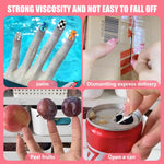 MAYCREATE False Nails for DIY Manicure featuring Fruit and Swirl Designs | Reusable Set